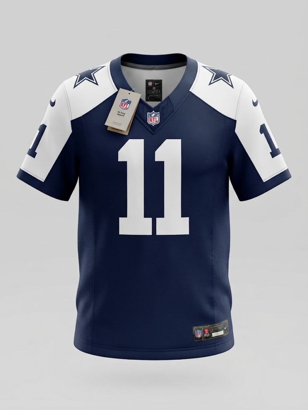 Nike NFL Dallas Cowboys #11 Jersey Navy Blue Men’s Size Medium (M) – Brand New